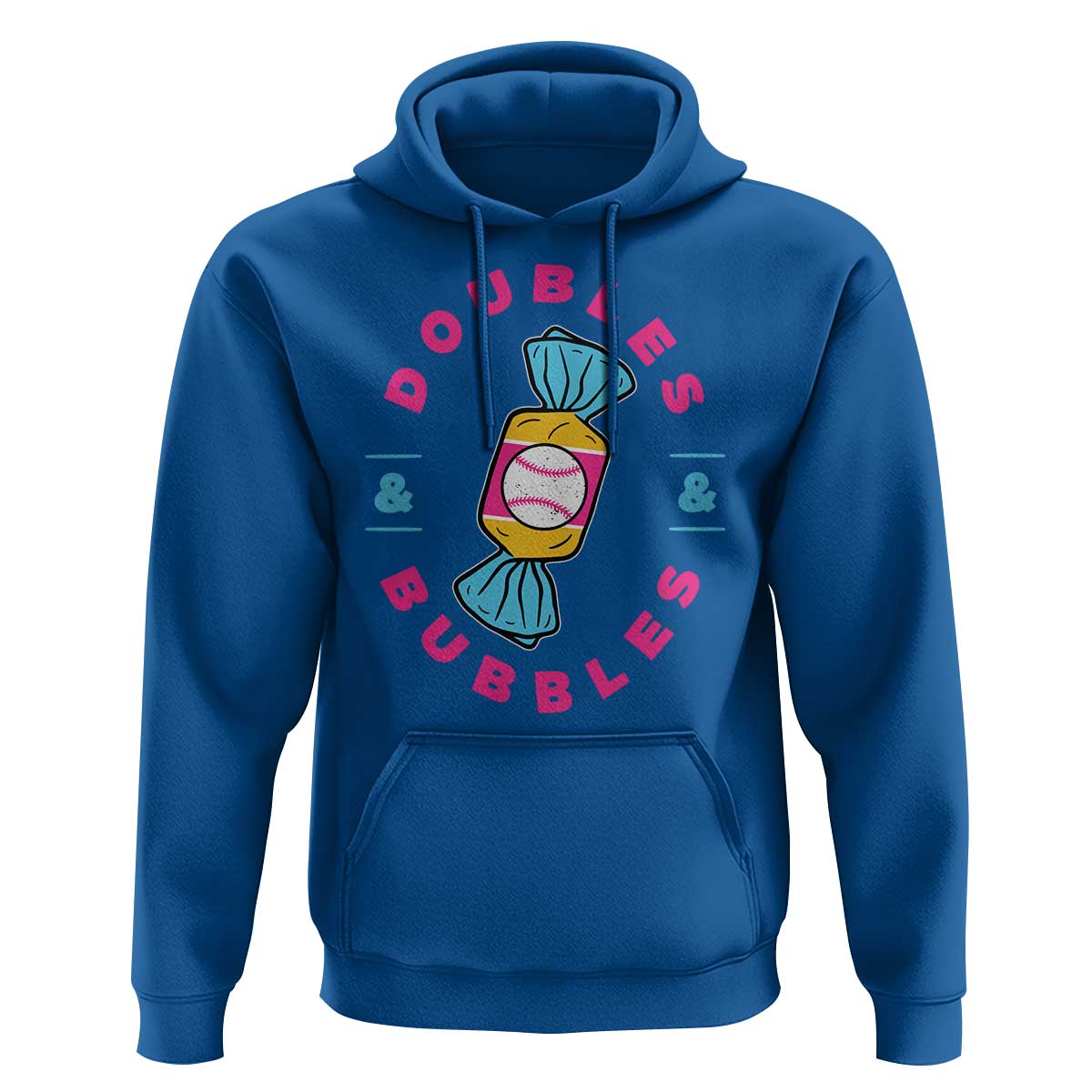 Doubles and Bubbles Baseball Candy Gum Hoodie