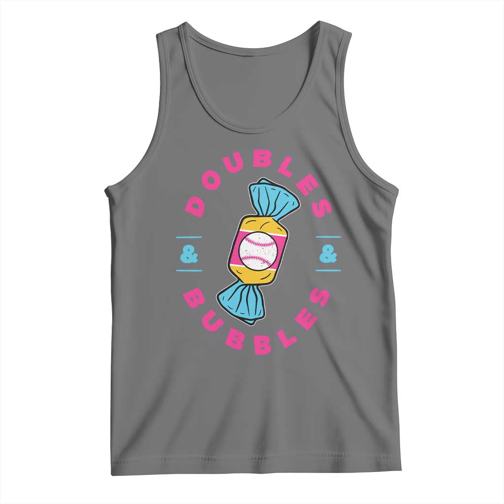 Doubles and Bubbles Baseball Candy Gum Tank Top