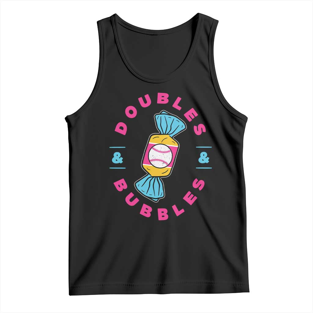 Doubles and Bubbles Baseball Candy Gum Tank Top