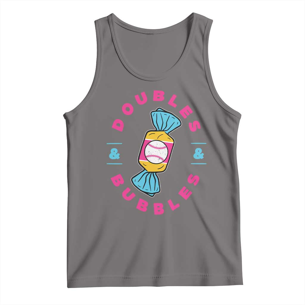 Doubles and Bubbles Baseball Candy Gum Tank Top