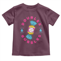 Doubles and Bubbles Baseball Candy Gum Toddler T Shirt