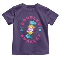Doubles and Bubbles Baseball Candy Gum Toddler T Shirt