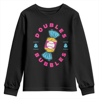 Doubles and Bubbles Baseball Candy Gum Youth Sweatshirt