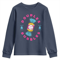 Doubles and Bubbles Baseball Candy Gum Youth Sweatshirt