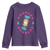 Doubles and Bubbles Baseball Candy Gum Youth Sweatshirt