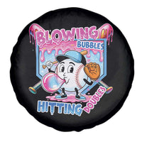 Baseball Blowing Bubbles Hitting Doubles Spare Tire Cover Sports Bubble Gum Lover