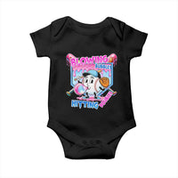 Baseball Blowing Bubbles Hitting Doubles Baby Onesie Sports Bubble Gum Lover