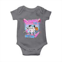 Baseball Blowing Bubbles Hitting Doubles Baby Onesie Sports Bubble Gum Lover