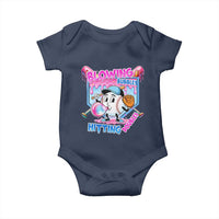 Baseball Blowing Bubbles Hitting Doubles Baby Onesie Sports Bubble Gum Lover