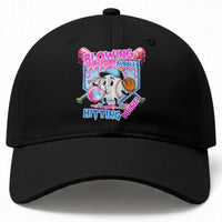 Baseball Blowing Bubbles Hitting Doubles Baseball Cap Sports Bubble Gum Lover
