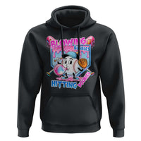 Baseball Blowing Bubbles Hitting Doubles Hoodie Sports Bubble Gum Lover