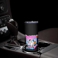 Baseball Blowing Bubbles Hitting Doubles Skinny Tumbler Sports Bubble Gum Lover