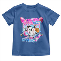 Baseball Blowing Bubbles Hitting Doubles Toddler T Shirt Sports Bubble Gum Lover