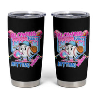 Baseball Blowing Bubbles Hitting Doubles Tumbler Cup Sports Bubble Gum Lover