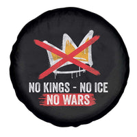 No Kings Protest Spare Tire Cover No Kings No Ice No Wars Anti Monarchy Statement