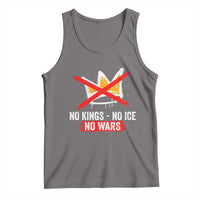 No Kings Protest Tank Top No Kings No Ice No Wars Anti Monarchy Statement