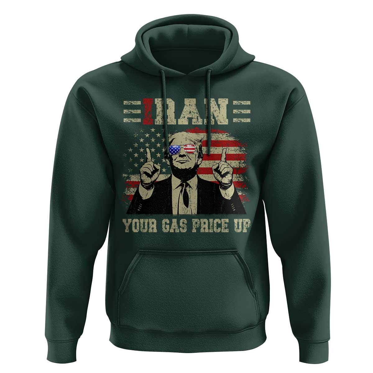 Iran Your Gas Price Up Hoodie Funny Political Gas Station