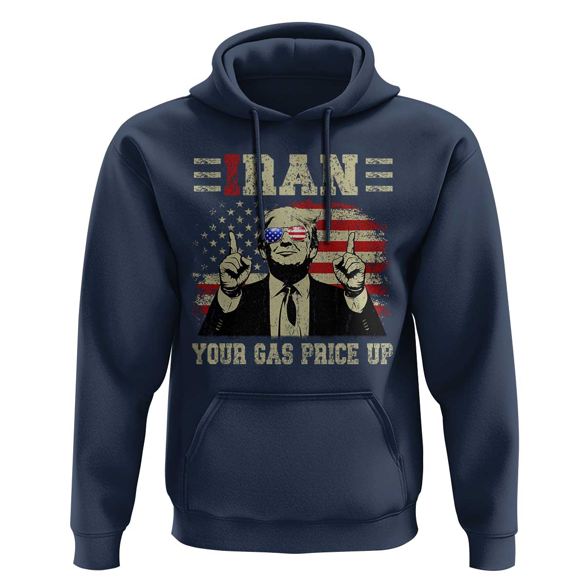 Iran Your Gas Price Up Hoodie Funny Political Gas Station