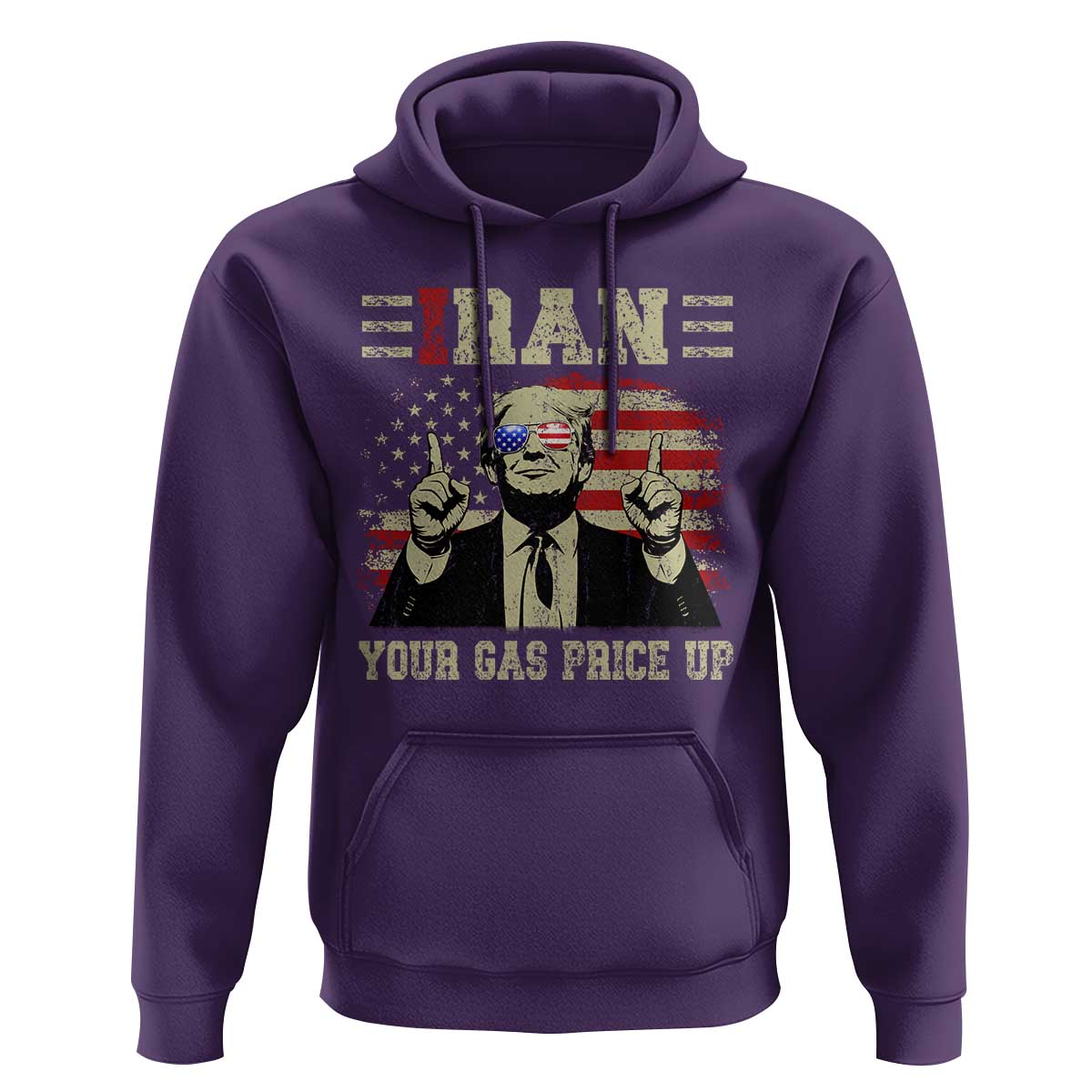 Iran Your Gas Price Up Hoodie Funny Political Gas Station