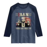 Iran Your Gas Price Up Raglan Shirt Funny Political Gas Station