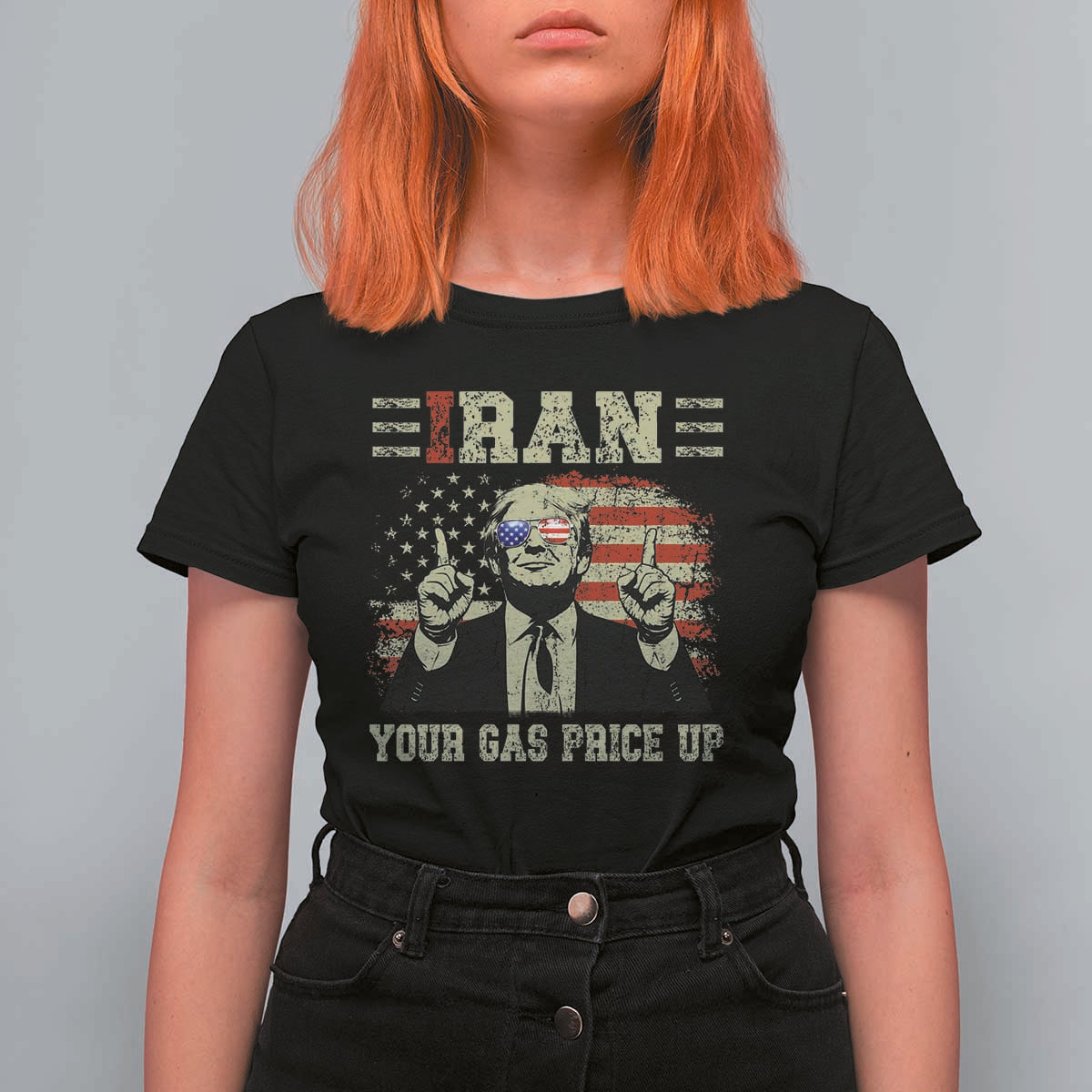 Iran Your Gas Price Up T Shirt For Women Funny Political Gas Station