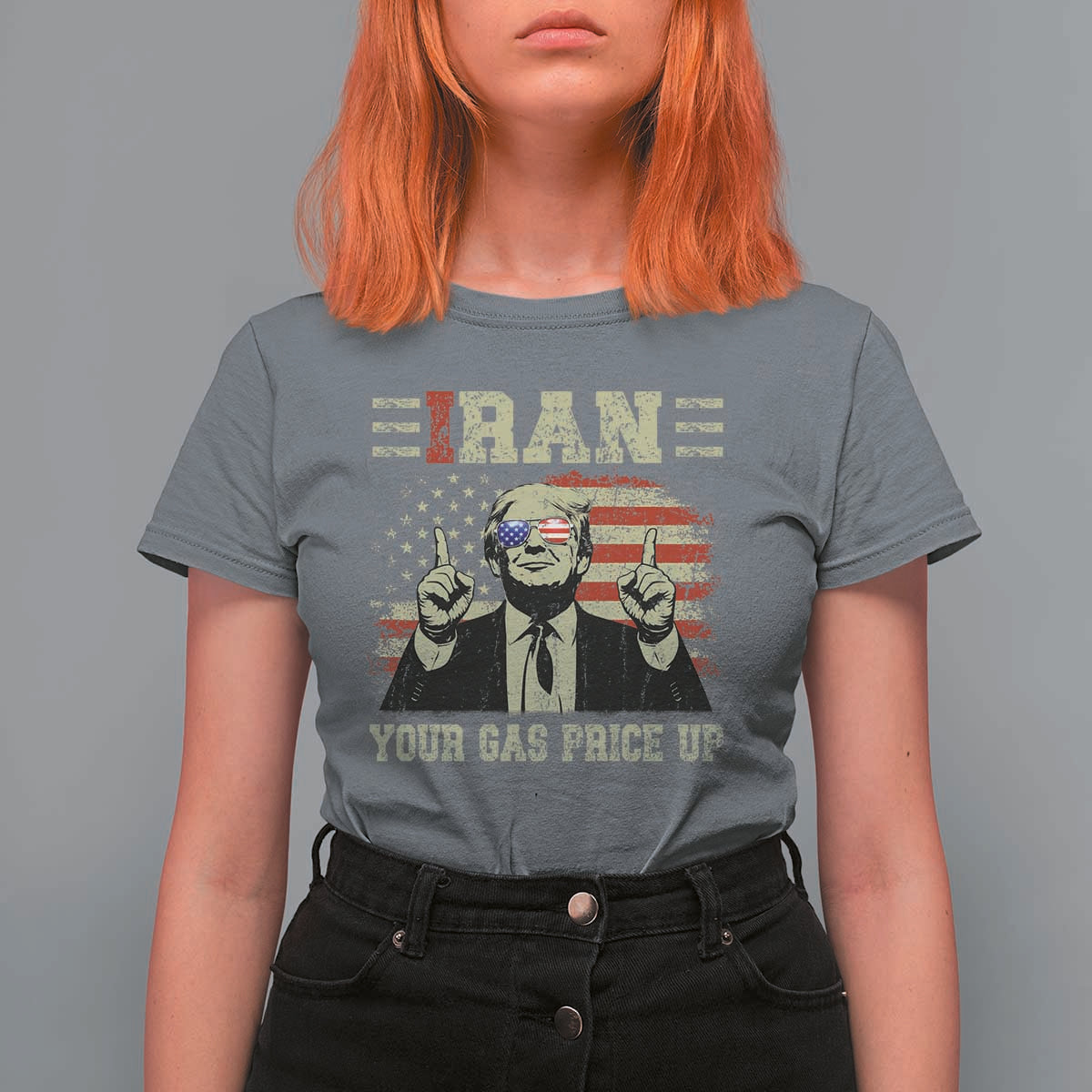 Iran Your Gas Price Up T Shirt For Women Funny Political Gas Station