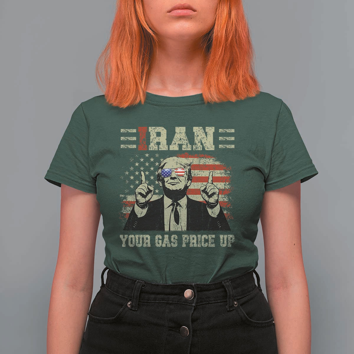 Iran Your Gas Price Up T Shirt For Women Funny Political Gas Station