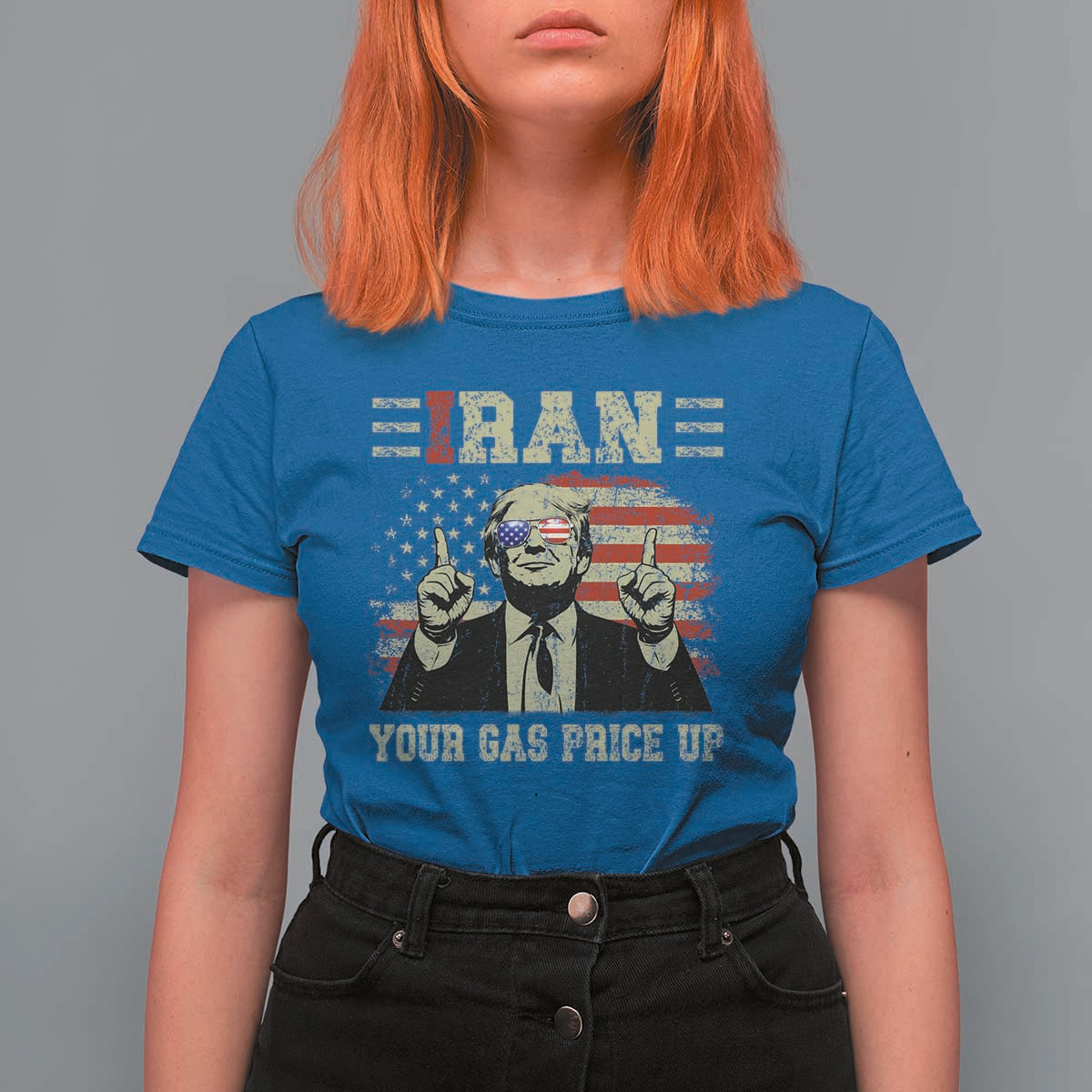 Iran Your Gas Price Up T Shirt For Women Funny Political Gas Station