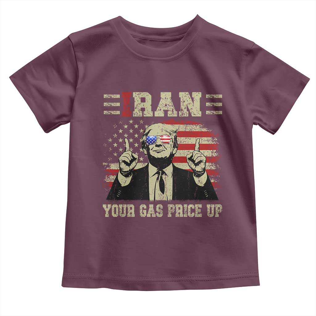Iran Your Gas Price Up Toddler T Shirt Funny Political Gas Station