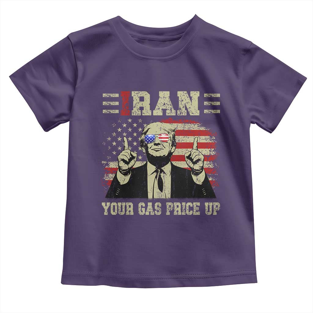 Iran Your Gas Price Up Toddler T Shirt Funny Political Gas Station