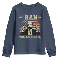 Iran Your Gas Price Up Youth Sweatshirt Funny Political Gas Station