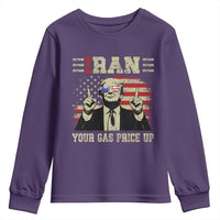 Iran Your Gas Price Up Youth Sweatshirt Funny Political Gas Station