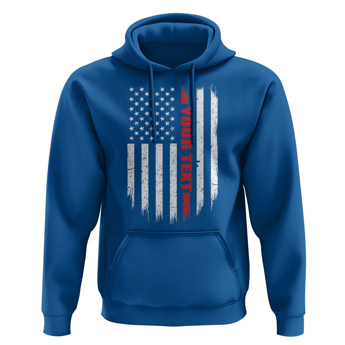 Personalized Firefighter Hoodie Custom Text Name Vintage American Flag Patriot Fireman Gift