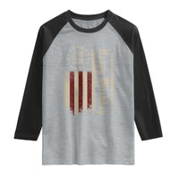 250th Birthday US July 4th 1776 2026 American Flag Raglan Shirt