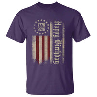 250th Birthday US July 4th 1776 2026 American Flag T Shirt