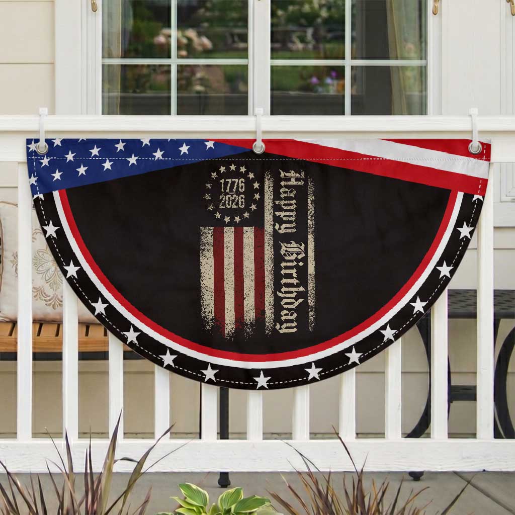 250th Birthday US July 4th 1776 2026 American Flag Patriotic Fan Flag