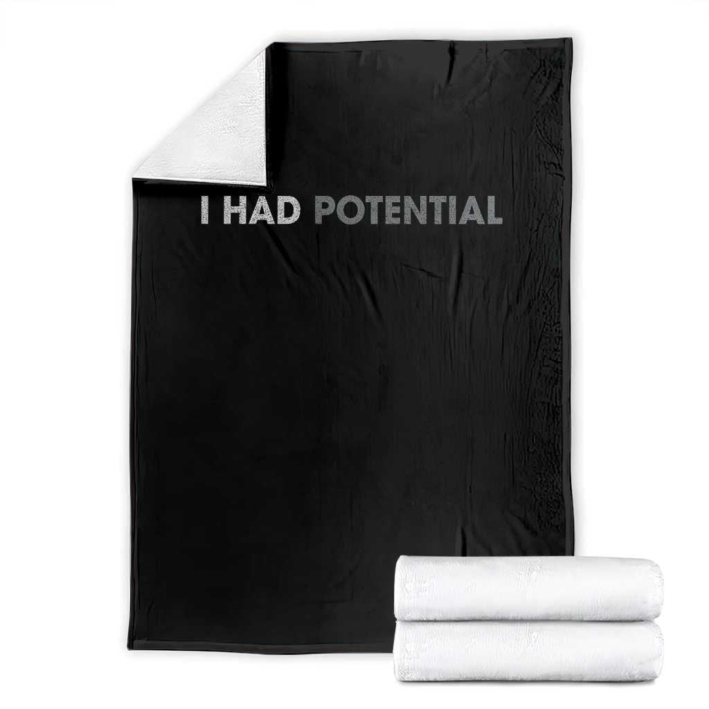 I Had Potential Throw Blanket Physics Science Teacher Humor