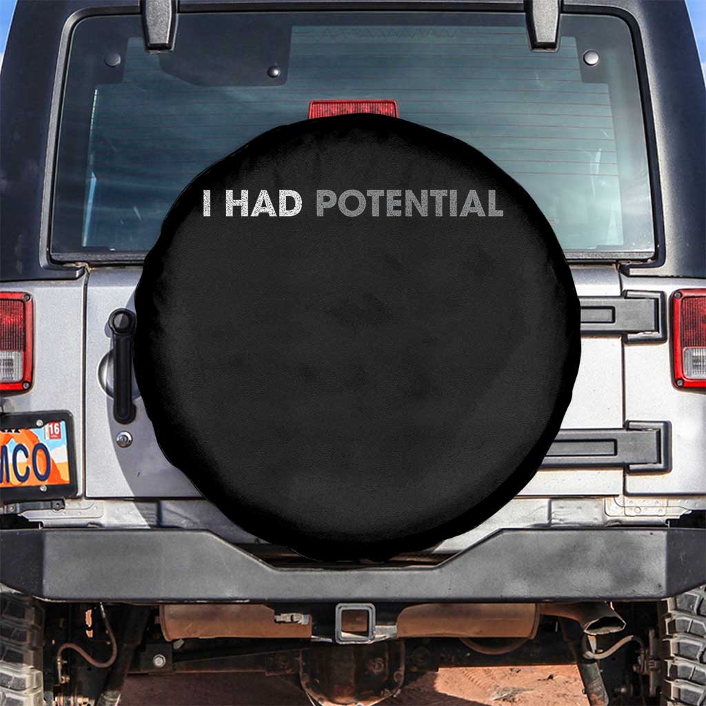 I Had Potential Spare Tire Cover Physics Science Teacher Humor