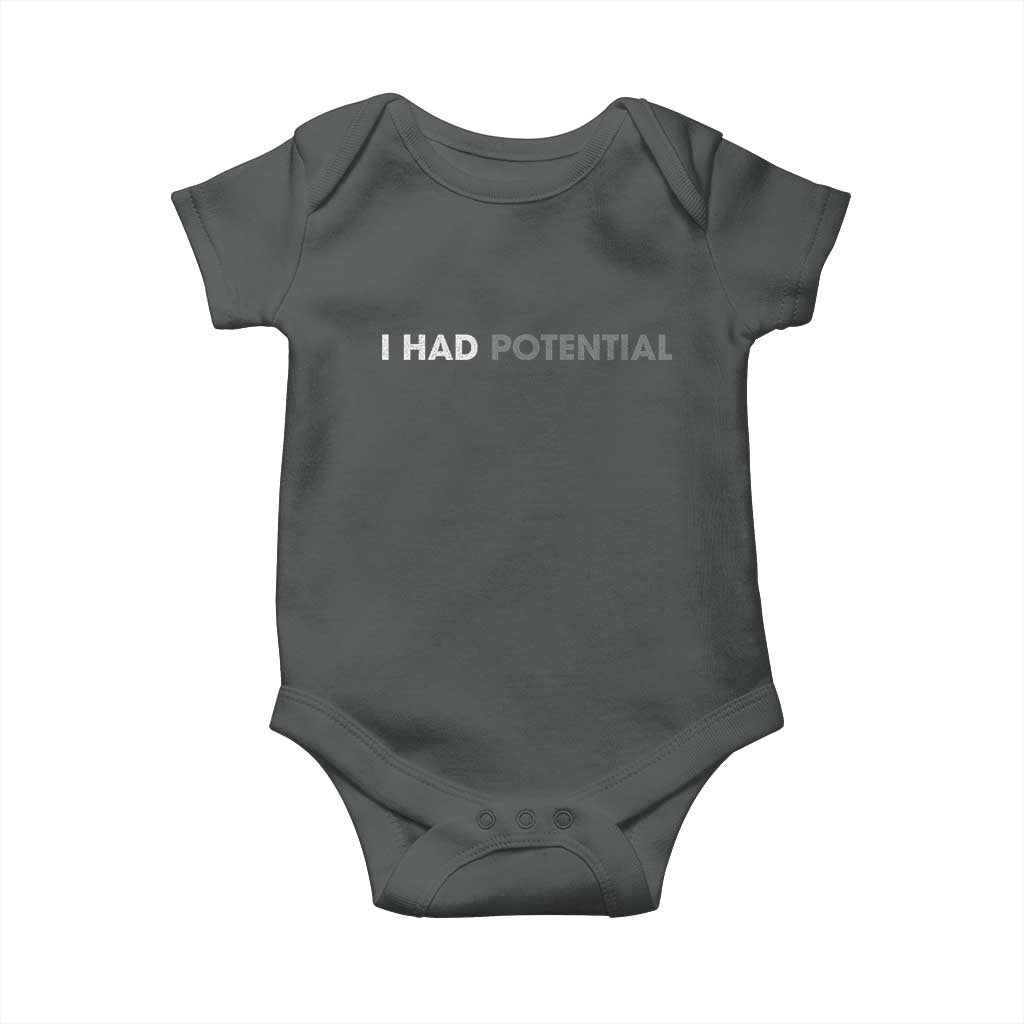 I Had Potential Baby Onesie Physics Science Teacher Humor