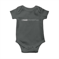 I Had Potential Baby Onesie Physics Science Teacher Humor