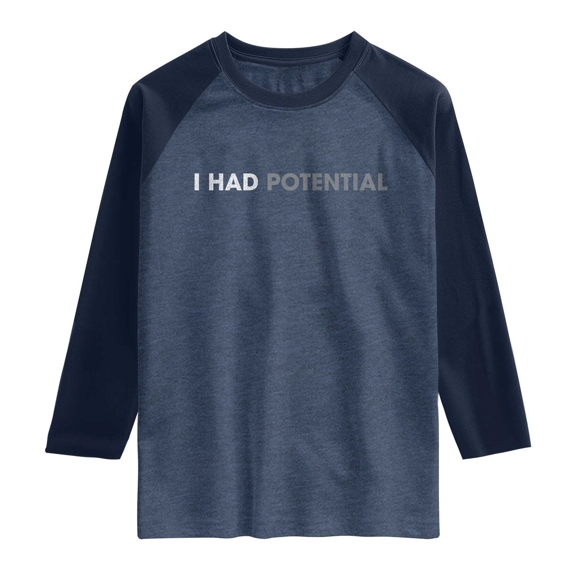 I Had Potential Raglan Shirt Physics Science Teacher Humor