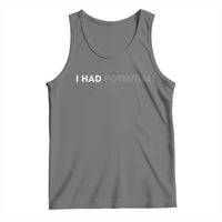 I Had Potential Tank Top Physics Science Teacher Humor