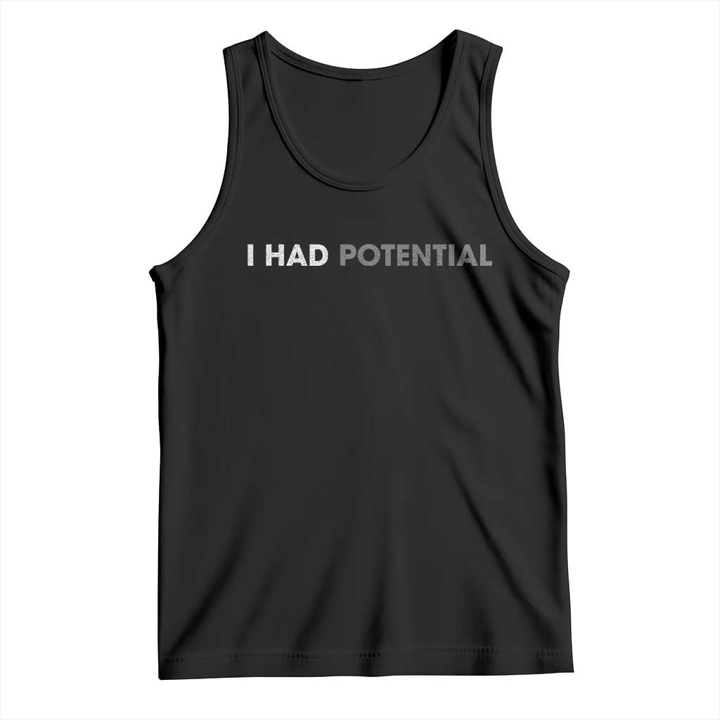 I Had Potential Tank Top Physics Science Teacher Humor