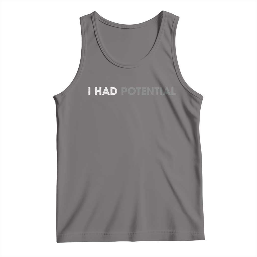 I Had Potential Tank Top Physics Science Teacher Humor
