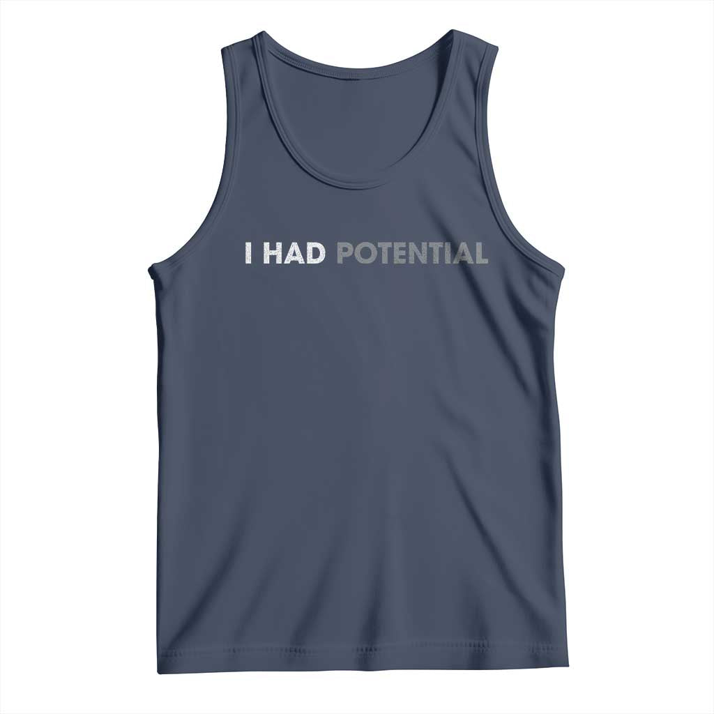 I Had Potential Tank Top Physics Science Teacher Humor