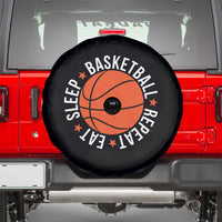 Basketball Lover Spare Tire Cover Eat Sleep Basketball Repeat - Wonder Print Shop
