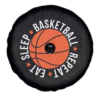 Basketball Lover Spare Tire Cover Eat Sleep Basketball Repeat - Wonder Print Shop