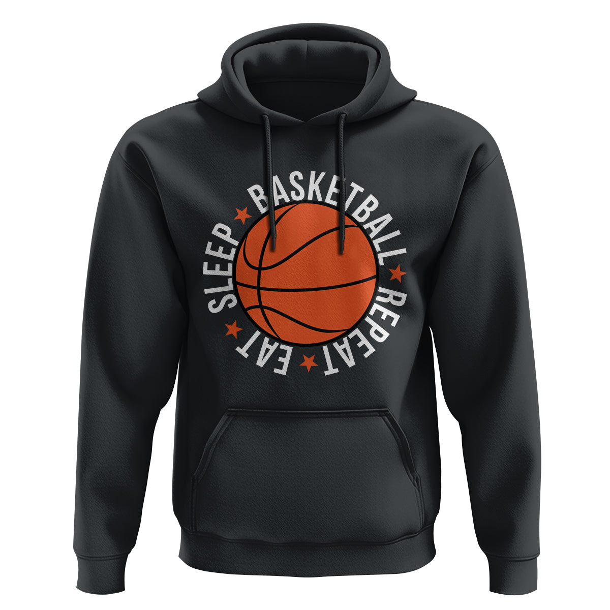 Basketball Lover Hoodie Eat Sleep Basketball Repeat - Wonder Print Shop