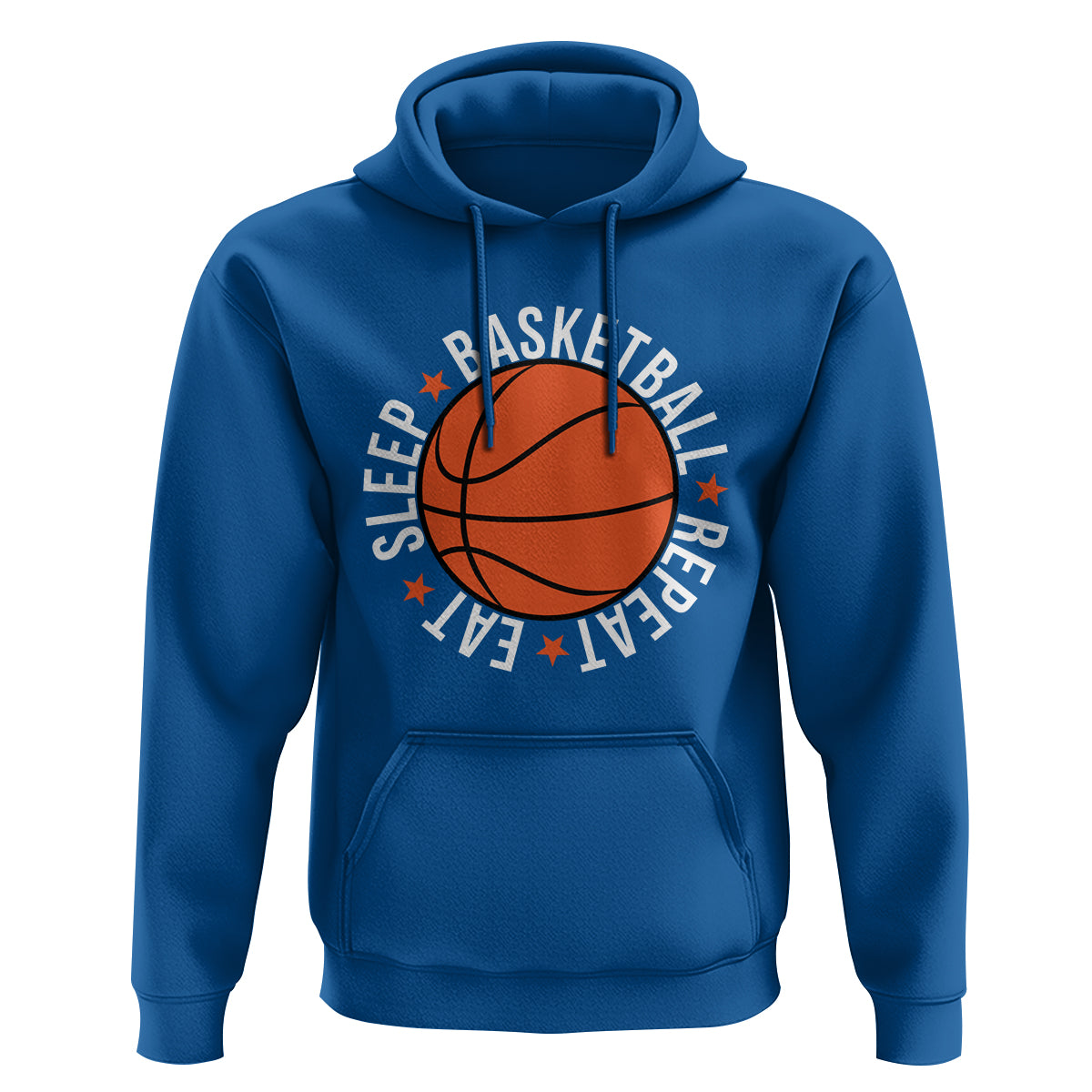 Basketball Lover Hoodie Eat Sleep Basketball Repeat - Wonder Print Shop