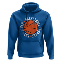 Basketball Lover Hoodie Eat Sleep Basketball Repeat - Wonder Print Shop